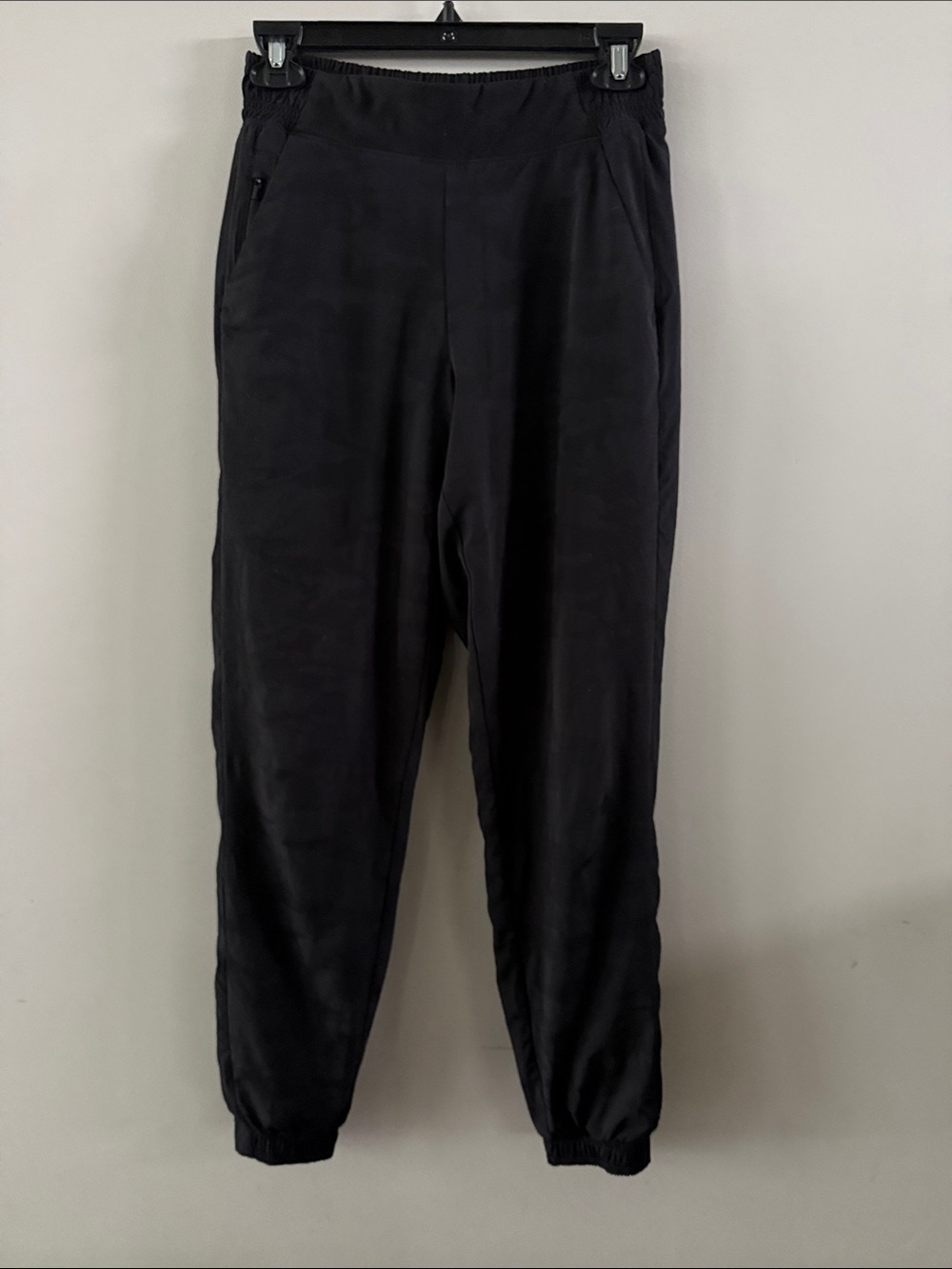 Athleta Black Elastic Waist Lined Jogger Pants